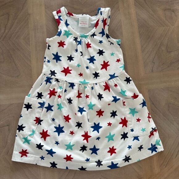 Hanna Andersson Other - Hanna Andersson Tank Dress Stars Patriotic Sz 3T